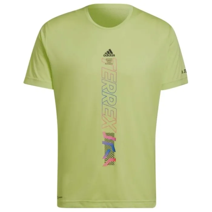adidas Running Tops & T-shirts^Agravic Shirt Green