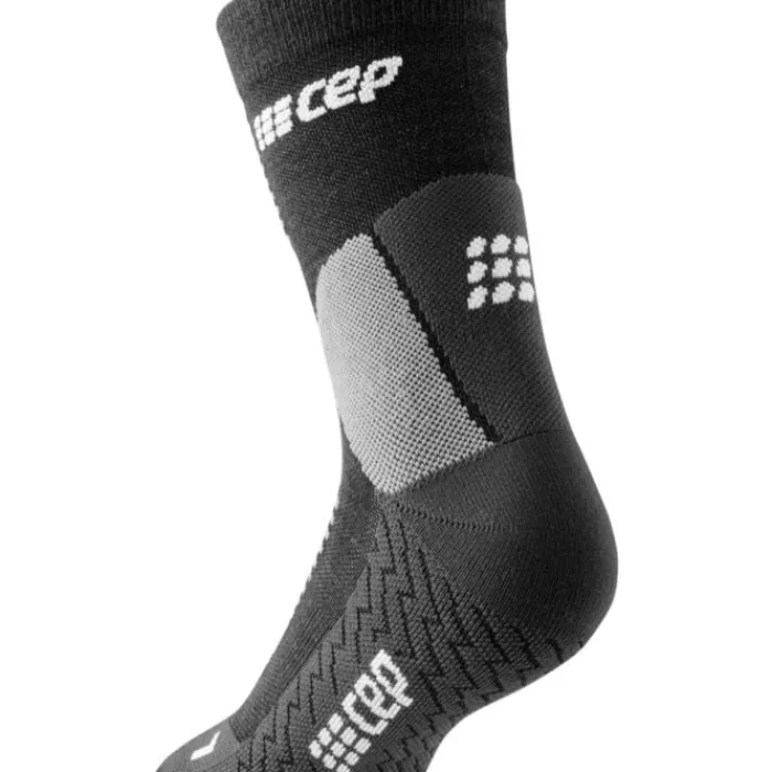 CEP Socks | Running Socks^Cold Weather Mid-Cut Socks Black