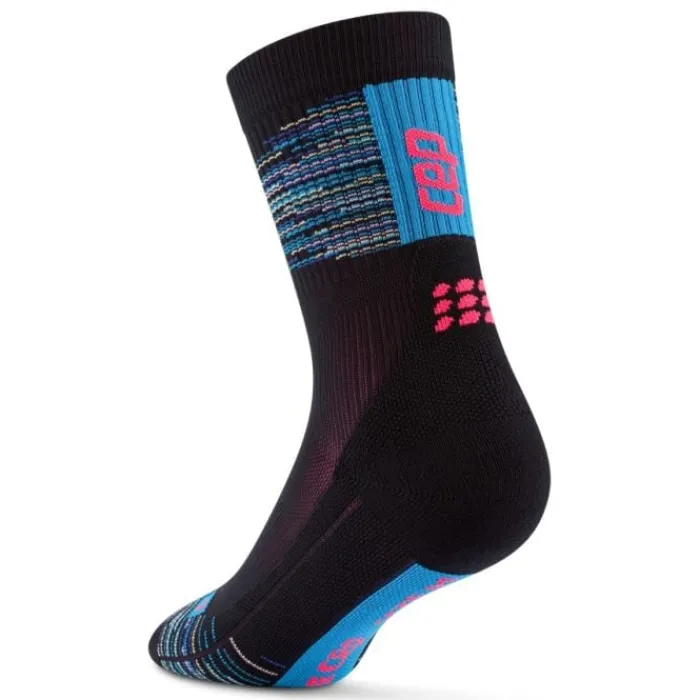CEP Socks | Running Socks^Paris Vibes 80's Mid Cut Sock Black