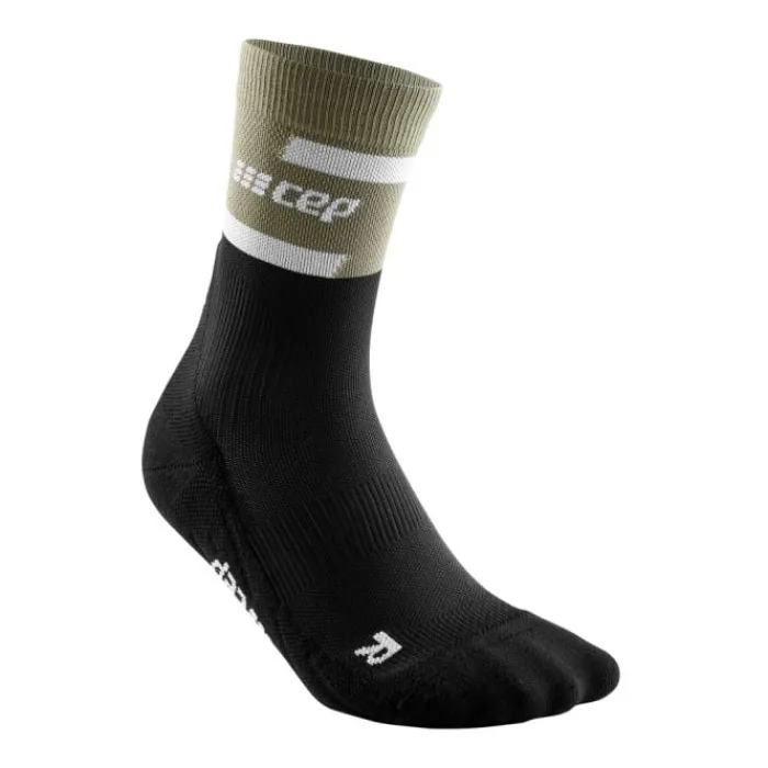 CEP Socks | Running Socks^The Run Compression Socks Mid Cut Black
