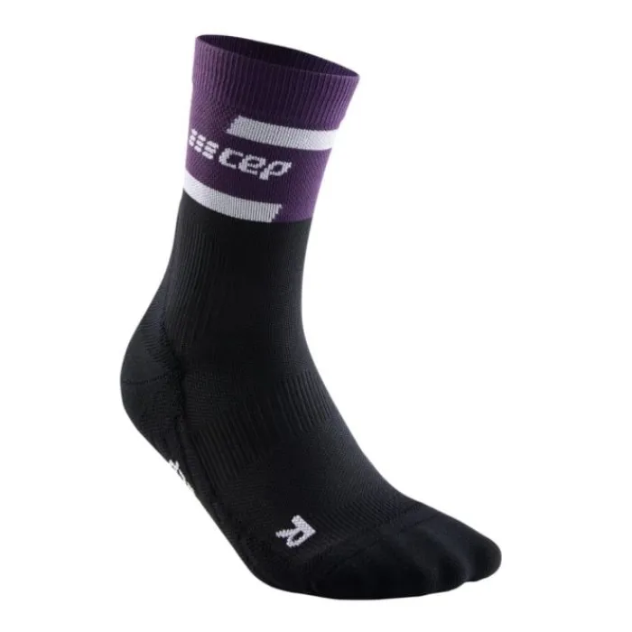 CEP Socks | Running Socks^The Run Compression Socks Mid Cut Black