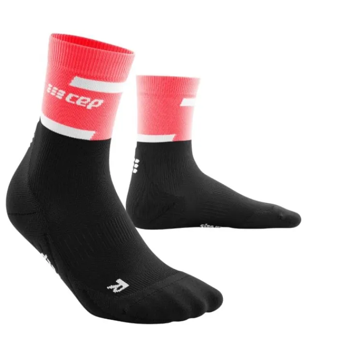 CEP Socks | Running Socks^The Run Socks Mid Cut V4 Black