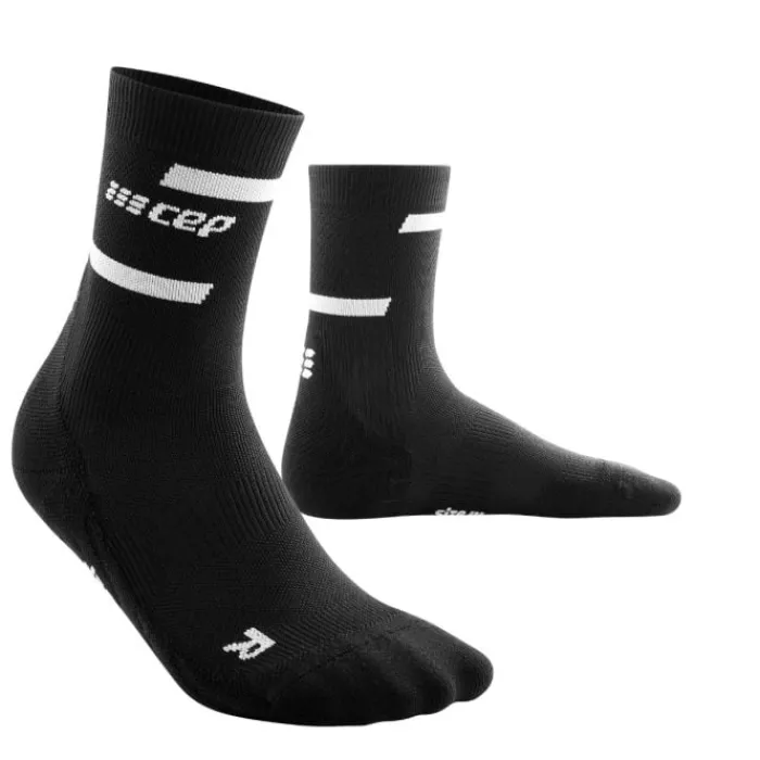 CEP Socks | Running Socks^The Run Socks Mid Cut V4 Black
