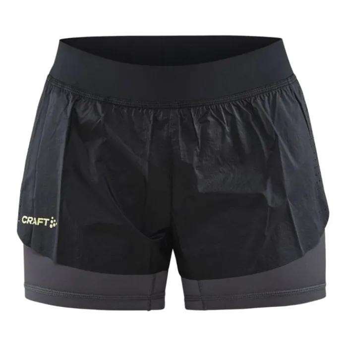 Craft Running Shorts^CTM Distance 2IN1 Shorts Black
