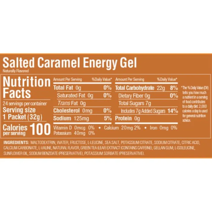 GU Energy Sports Nutrition^Gel Caffeine (Salted Caramel)
