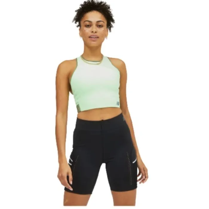 New Balance Sports Bras^Q Speed Bra Top Green