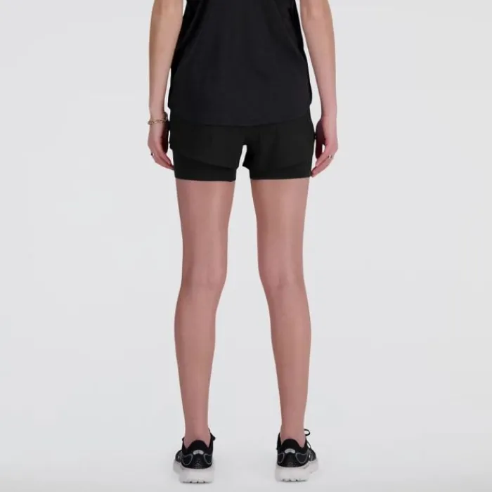 New Balance Running Shorts^RC Seamless 2 In 1 Short 3 Inch Black
