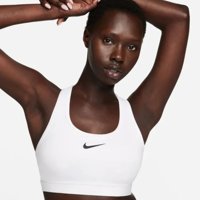 Nike Sports Bras^Swoosh Medium Support Bra White