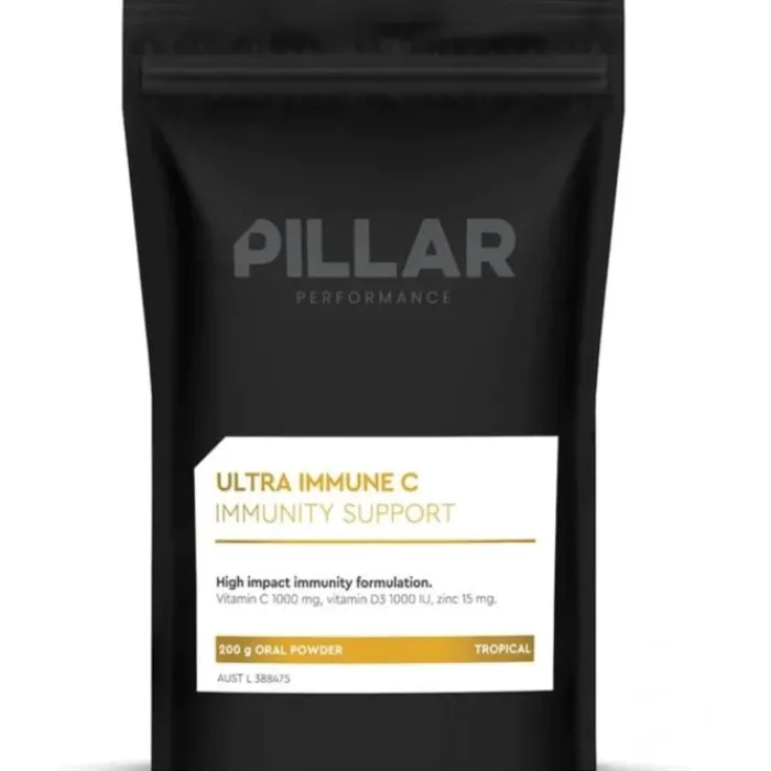 PillarPerformance Sports Nutrition^Ultra Immune C Powder Tropical Pouch (200g) Black