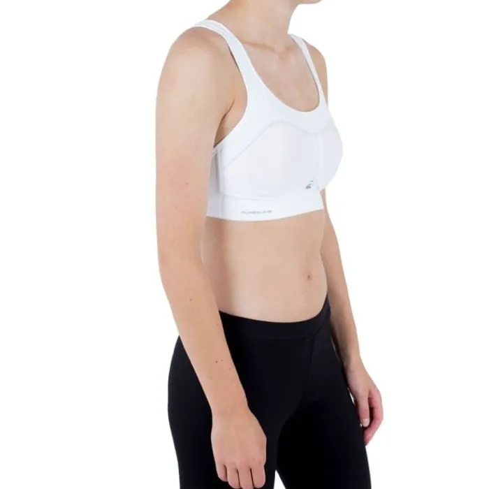 PureLime Sports Bras^Compression Bra - High Impact White