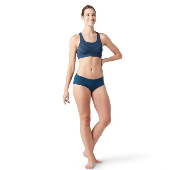 Smartwool Running Underwear^Merino Sport Seamless Racerback Bra Blue