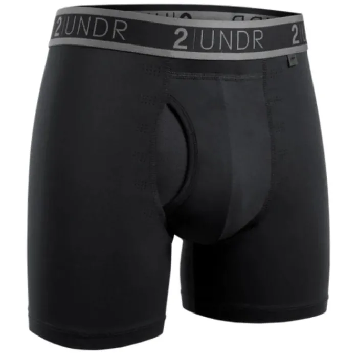 2UNDR Running Underwear^Sport Shift Boxer Black