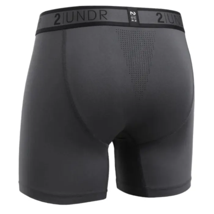 2UNDR Running Underwear^Sport Shift Boxer Black